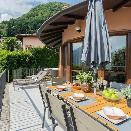 Castello With Jacuzzi & Priceless View By Rent Argegno