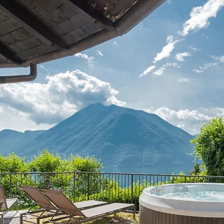 Castello With Jacuzzi & Priceless View By Rent * Argegno